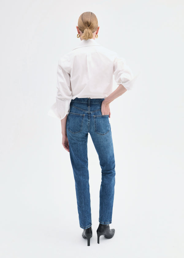 Co High Rise Jean In Denim Indigo