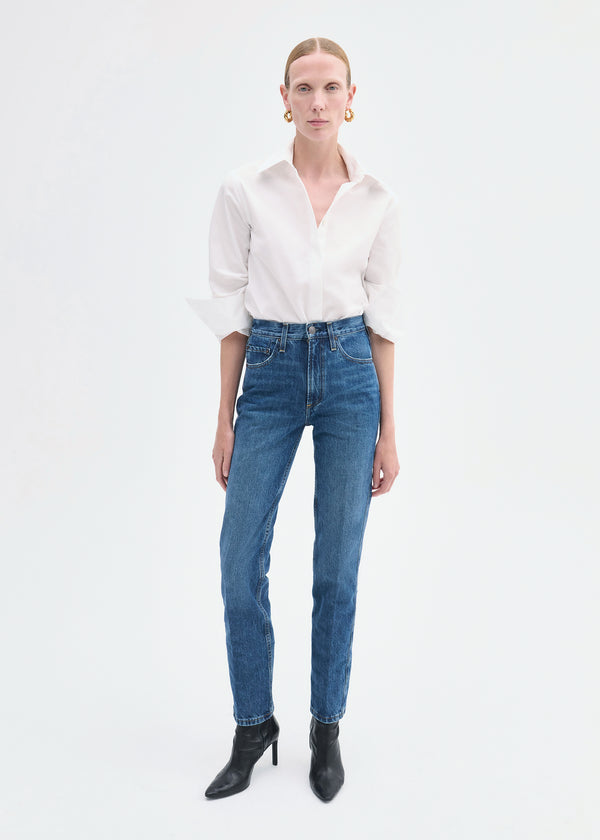 co High Rise Jean in Denim Indigo