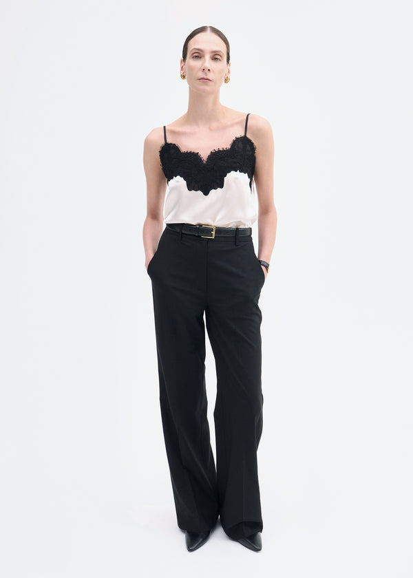 Co Lace Camisole In Silk Ivory