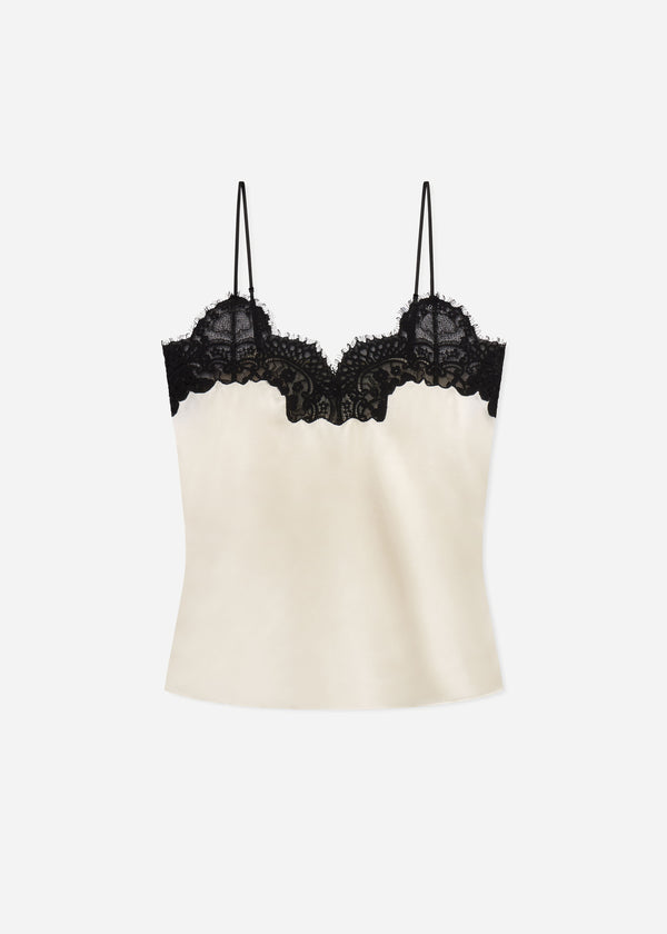 Co Lace Camisole In Silk Ivory
