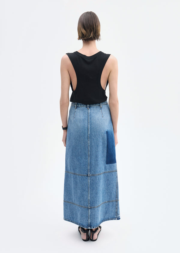Co Loose Tank In Slub Jersey Black