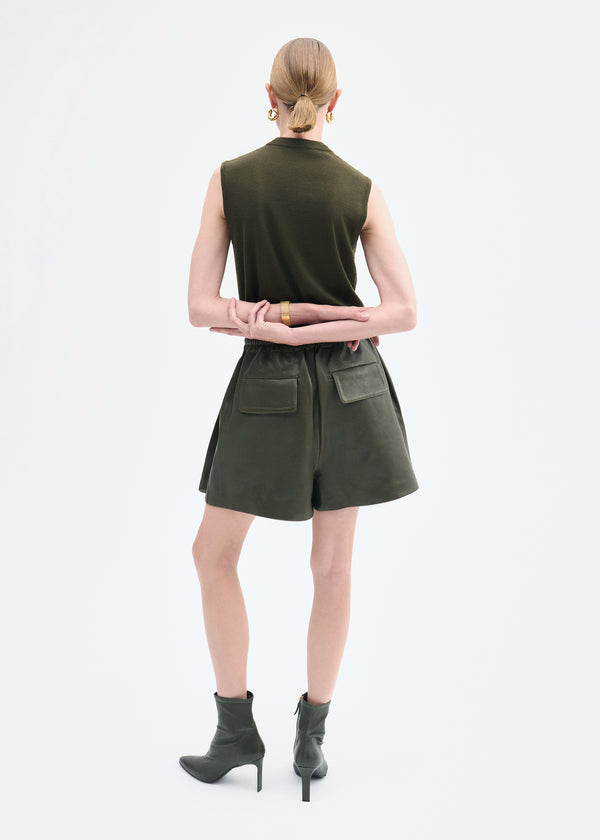 Co Shell Tank In Fine Cashmere Olive