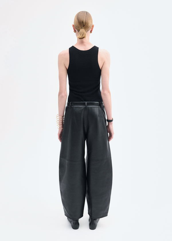 Co Sporty Tank In Fine Cashmere Black