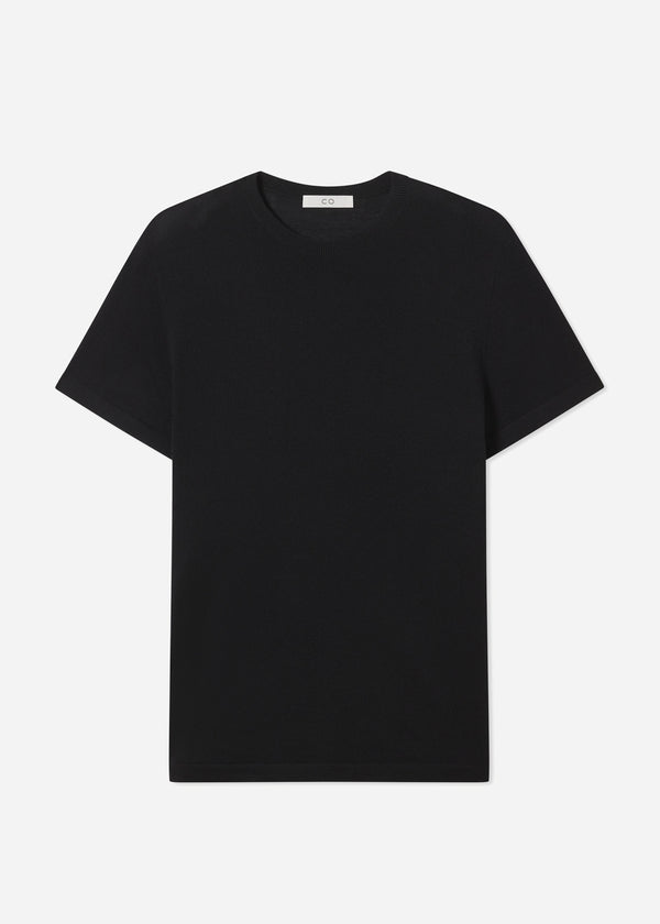 Co T-Shirt In Fine Cashmere Black