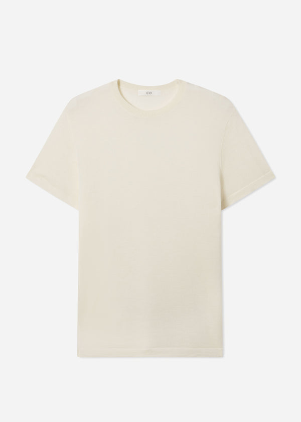 Co T-Shirt In Fine Cashmere Ivory