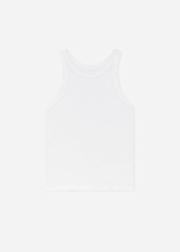 Co Tank Top In Cotton Jersey White