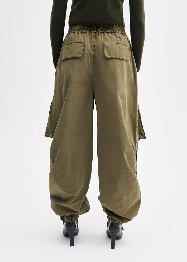 Co Utility Pant In Cotton Twill Olive