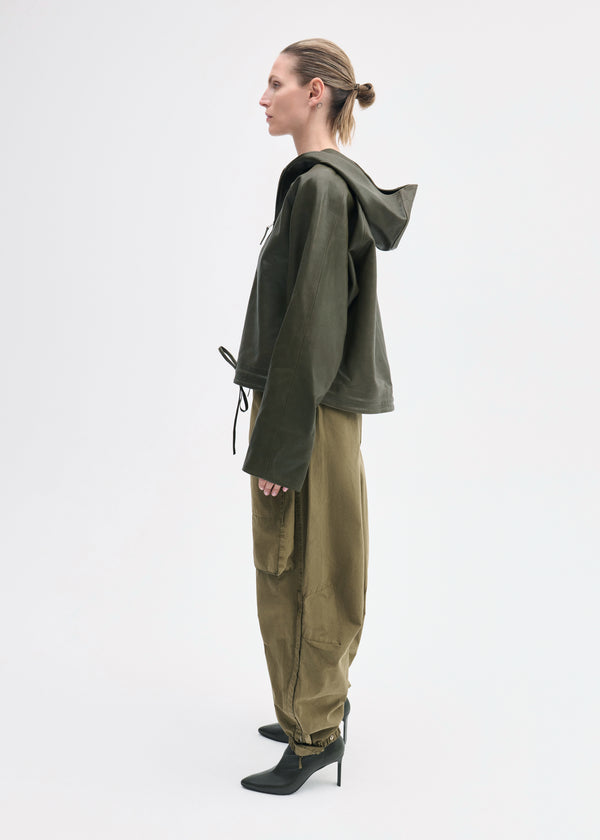 Co Workwear Pullover In Leather Olive