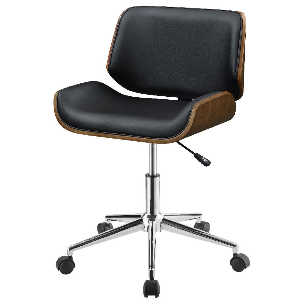 Coaster Addington Upholstered Adjustable Office Desk Chair Black