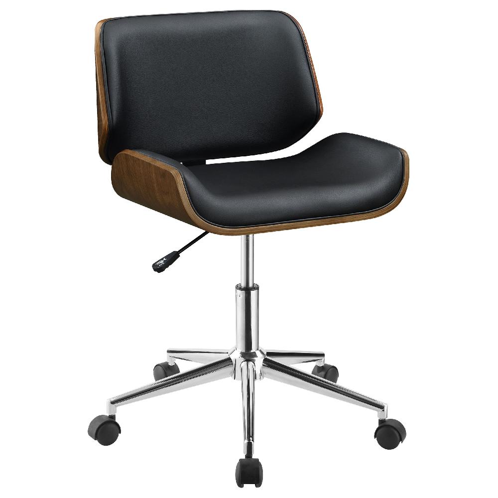 coaster Addington Upholstered Adjustable Office Desk Chair Black