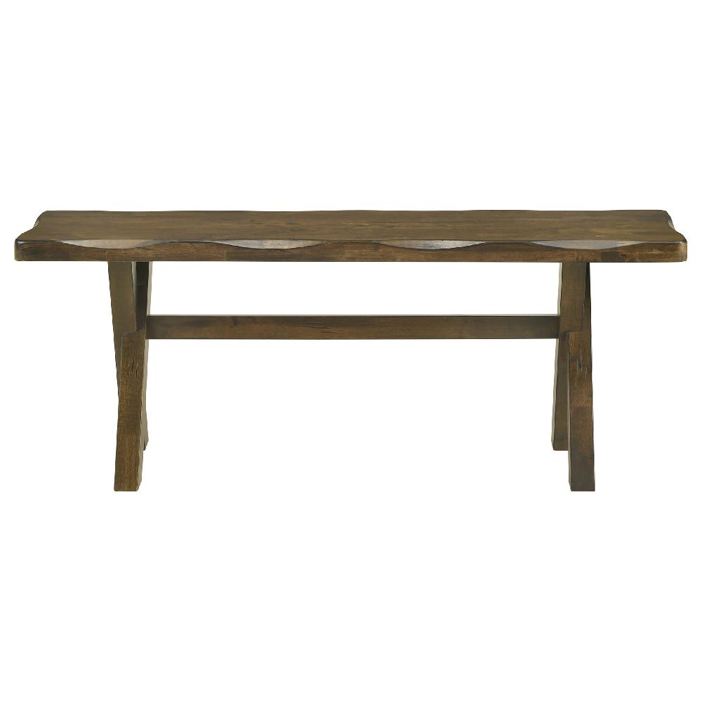 Coaster Alston 47-inch Solid Wood Dining Bench Knotty Nutmeg