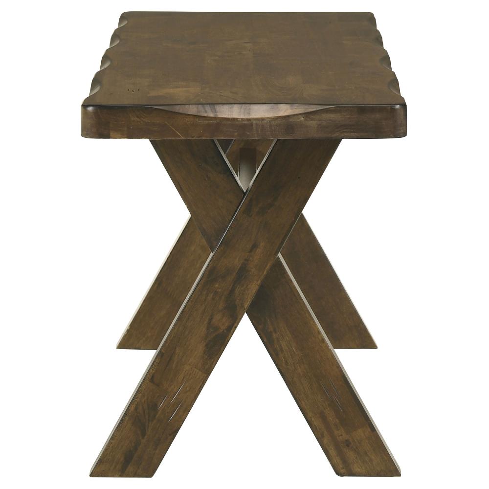 Coaster Alston 47-inch Solid Wood Dining Bench Knotty Nutmeg