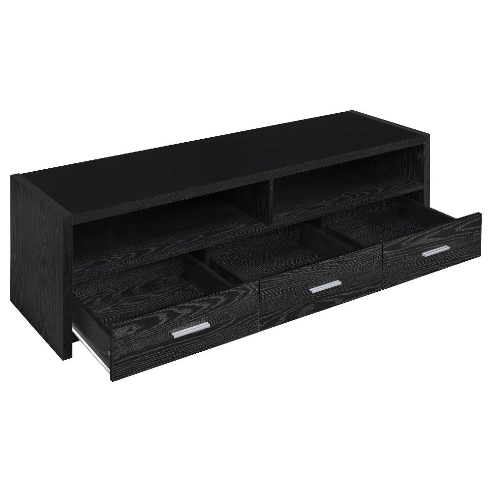 Coaster Alton 3-drawer Engineered Wood 62-inch TV Stand Black Oak