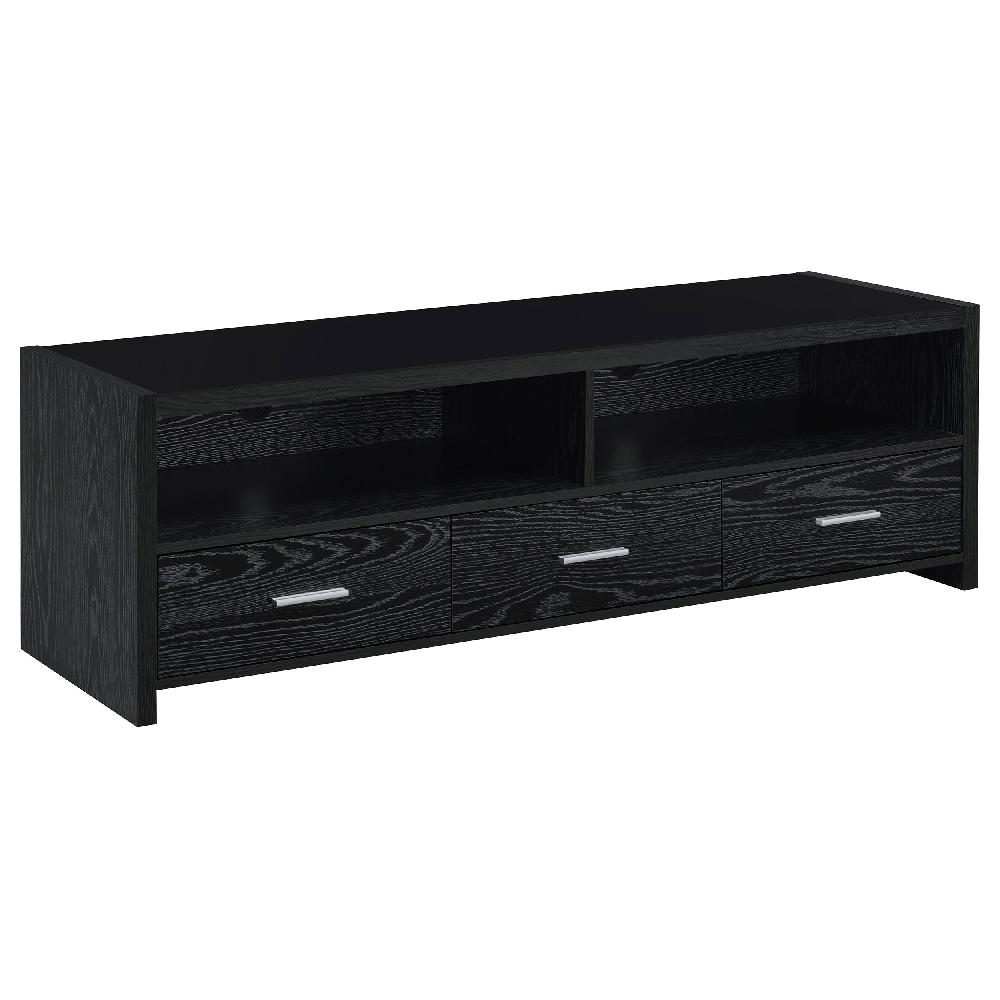 coaster Alton 3-drawer Engineered Wood 62-inch TV Stand Black Oak