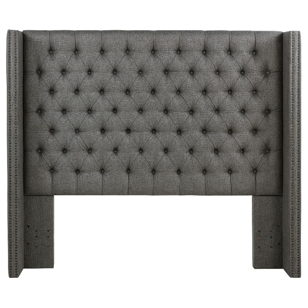 Coaster Bancroft Upholstered Queen Wingback Headboard Grey
