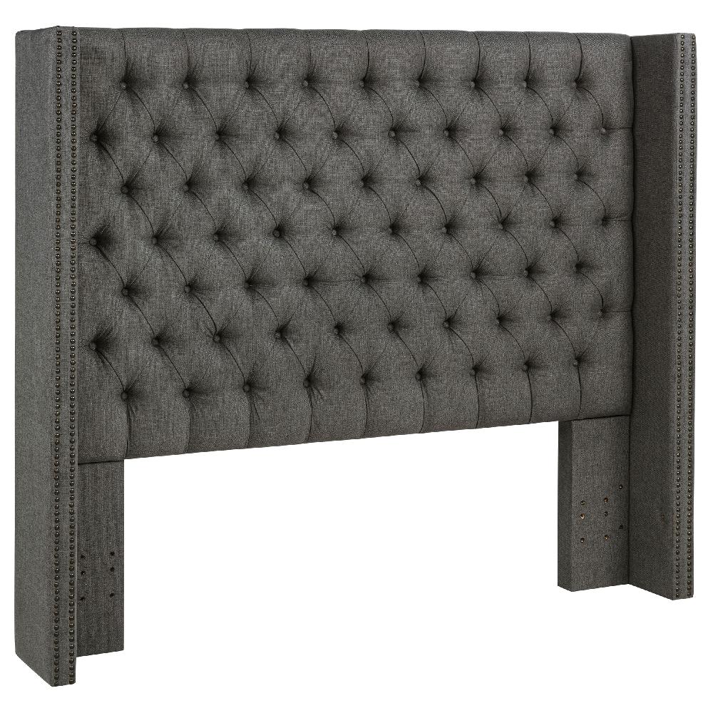 coaster Bancroft Upholstered Queen Wingback Headboard Grey