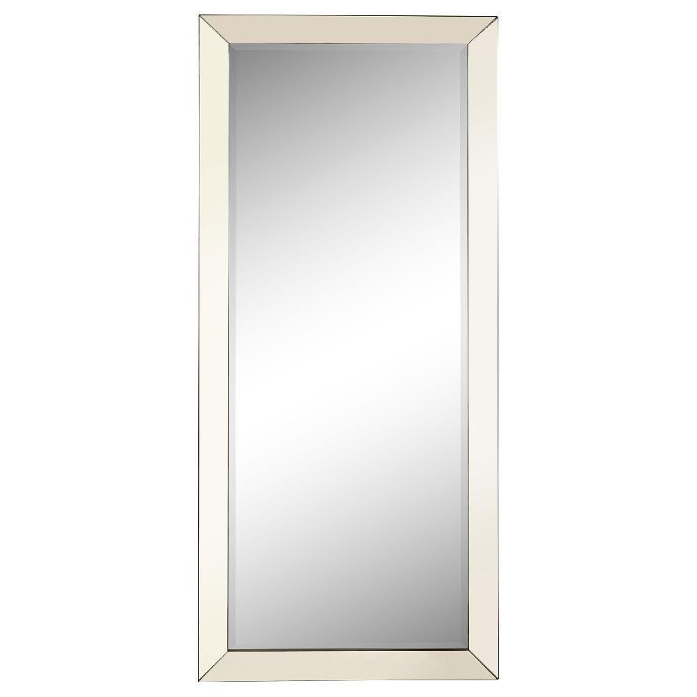 coaster Barnett 30 x 70 Inch Full Length Floor or Wall Mirror Silver