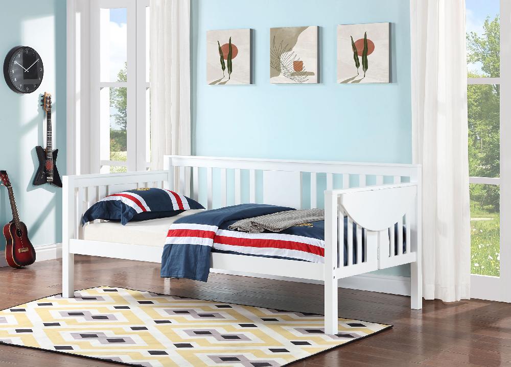 Coaster Bethany Wood Twin Daybed With Drop-down Tables White