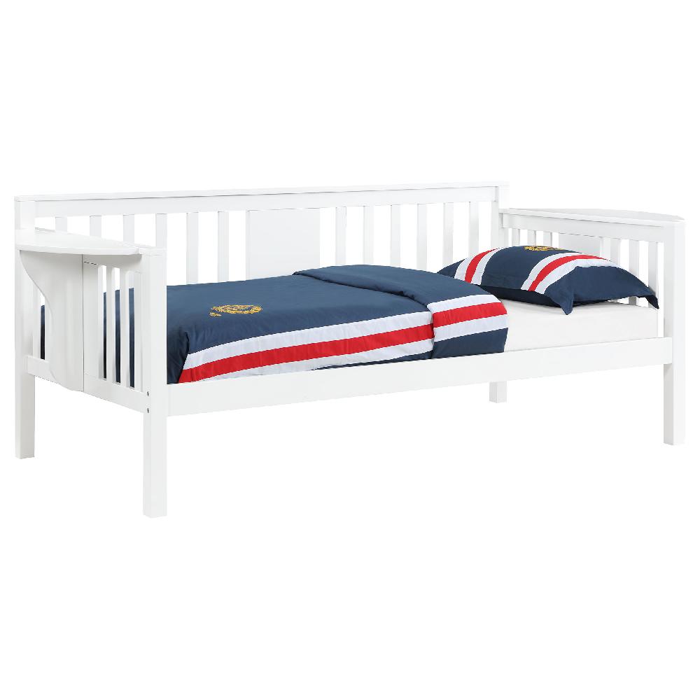 Coaster Bethany Wood Twin Daybed With Drop-down Tables White