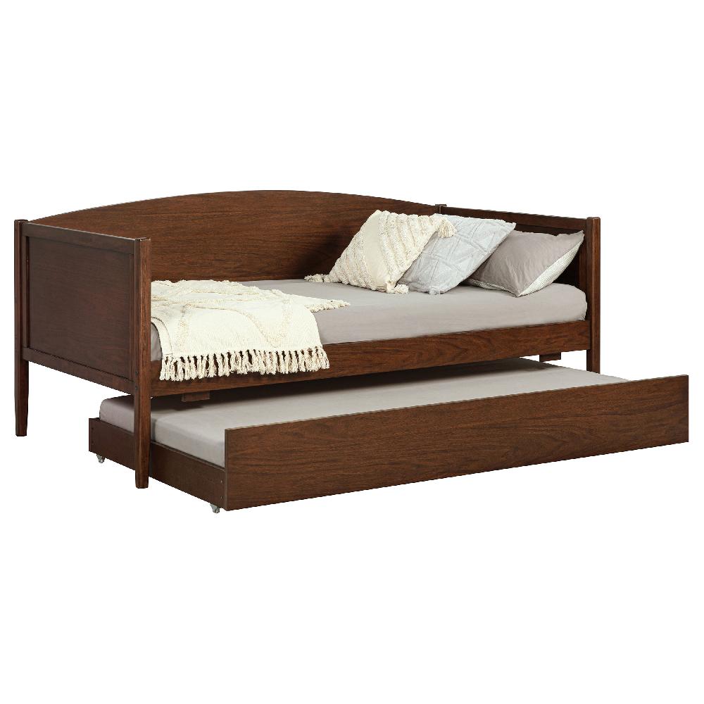Coaster Bozeman Wood Twin Daybed With Trundle Medium Walnut