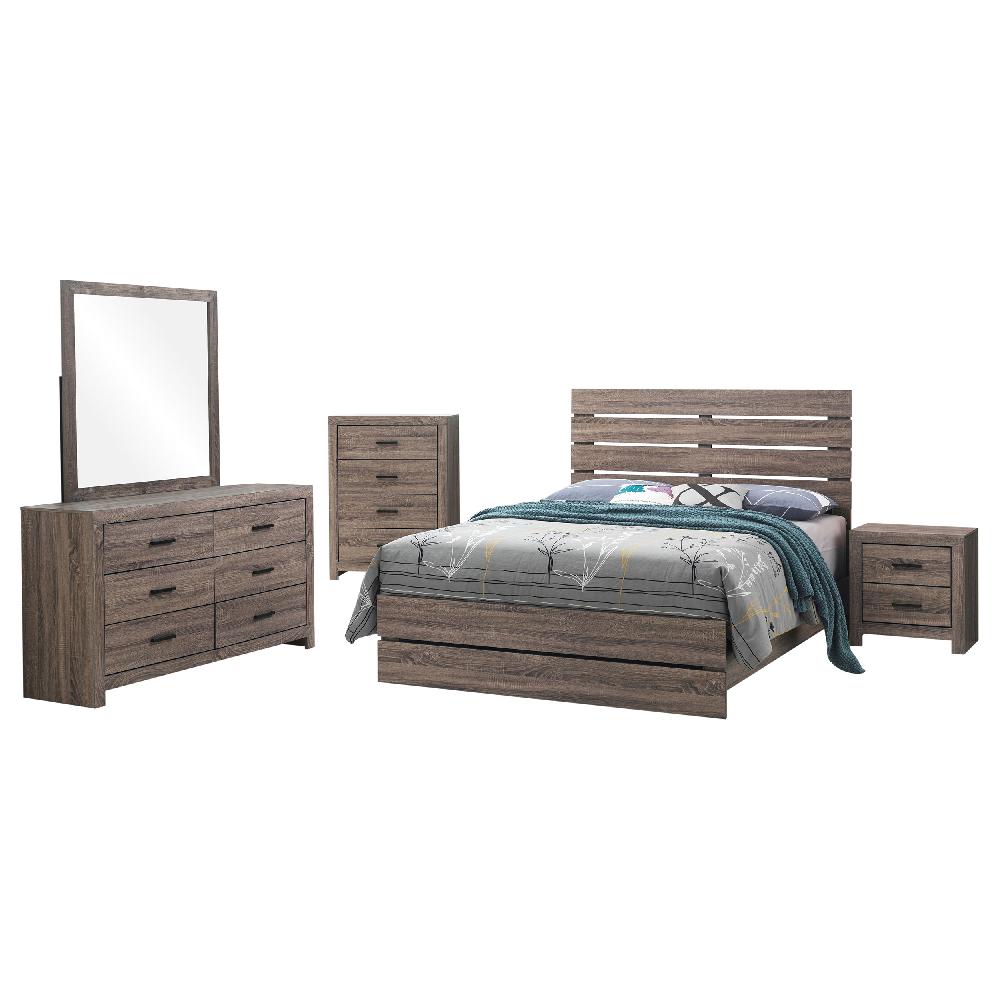 Coaster Brantford 5-piece Queen Bedroom Set Barrel Oak
