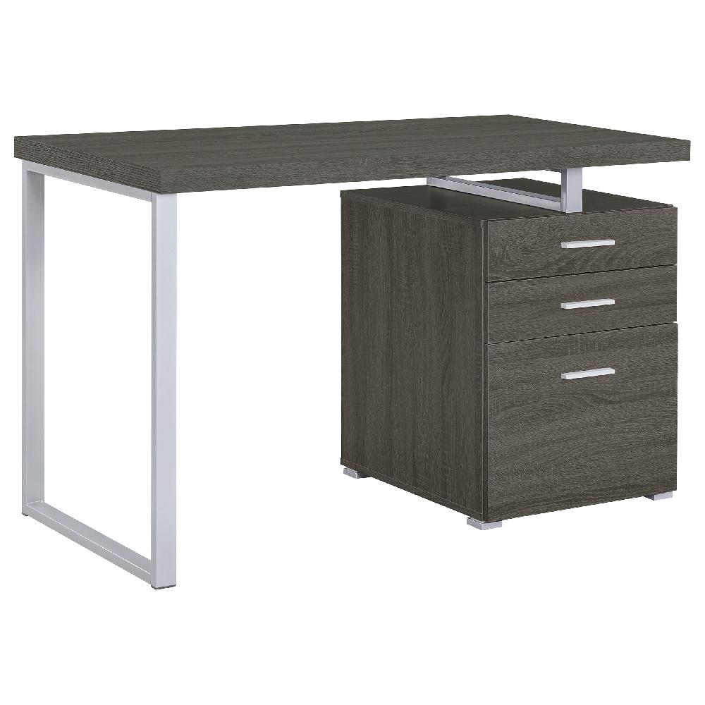 coaster Brennan 47-inch 3-drawer Office Computer Desk Weathered Grey