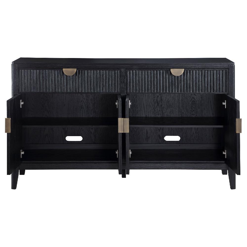 Coaster Brookmead 4-door Sideboard Buffet Storage Cabinet Black