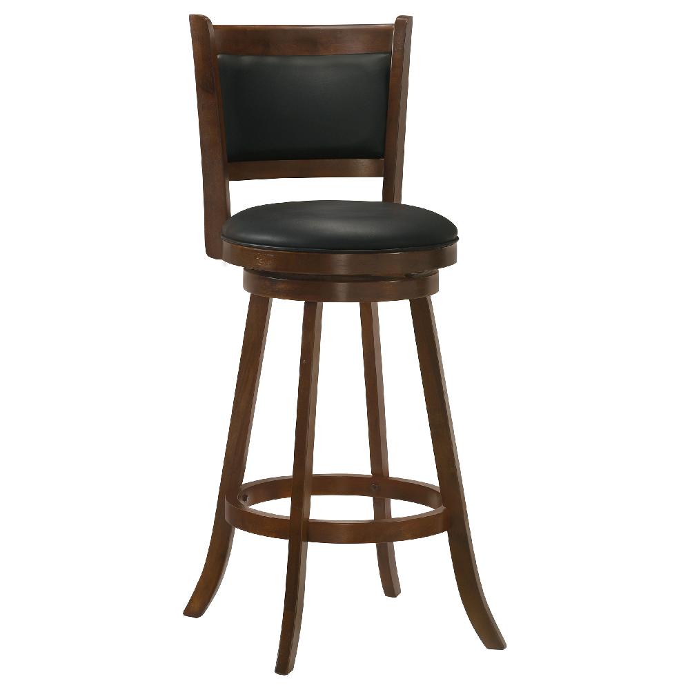 Coaster Broxton Upholstered Swivel Bar Chair Chestnut (Set Of 2)