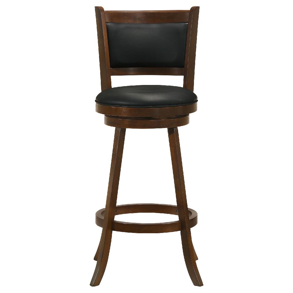 Coaster Broxton Upholstered Swivel Bar Chair Chestnut (Set Of 2)