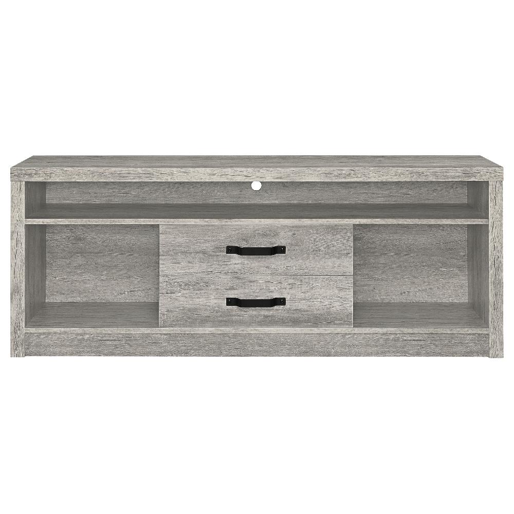 Coaster Burke 2-drawer Engineered Wood 59-inch TV Stand Grey Driftwood