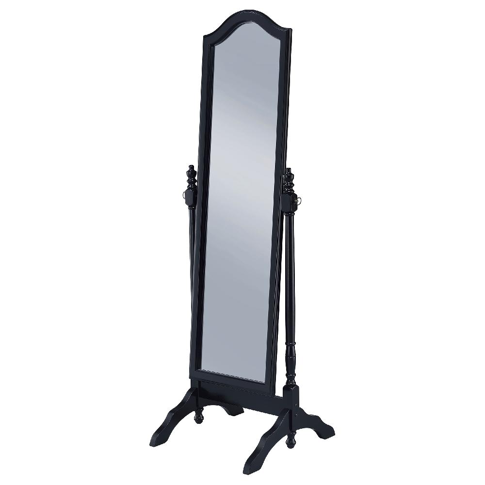 Coaster Cabot Wood Adjustable Full Length Cheval Mirror Black