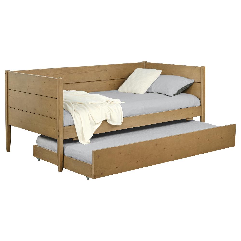 Coaster Calinda Wood Twin Daybed With Trundle Natural