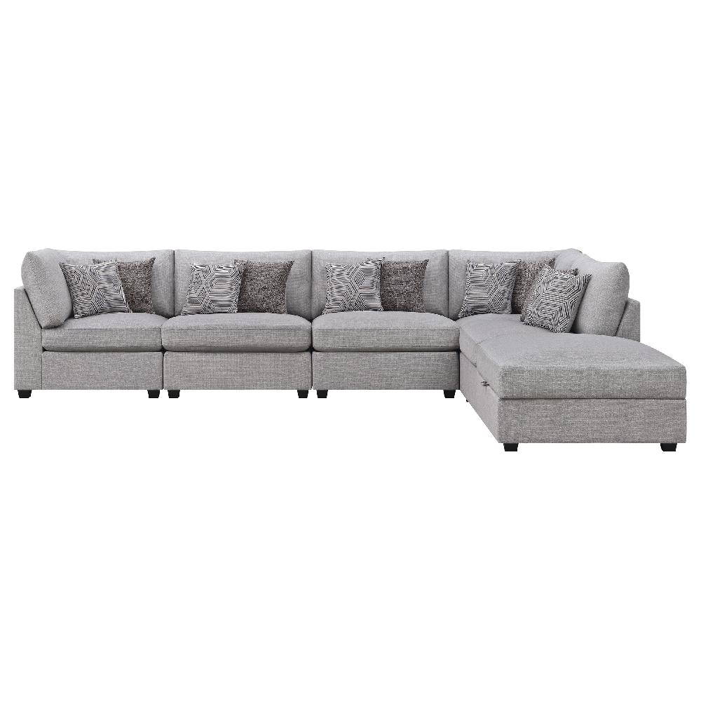 Coaster Cambria 6-piece Upholstered Modular Sectional Sofa Grey