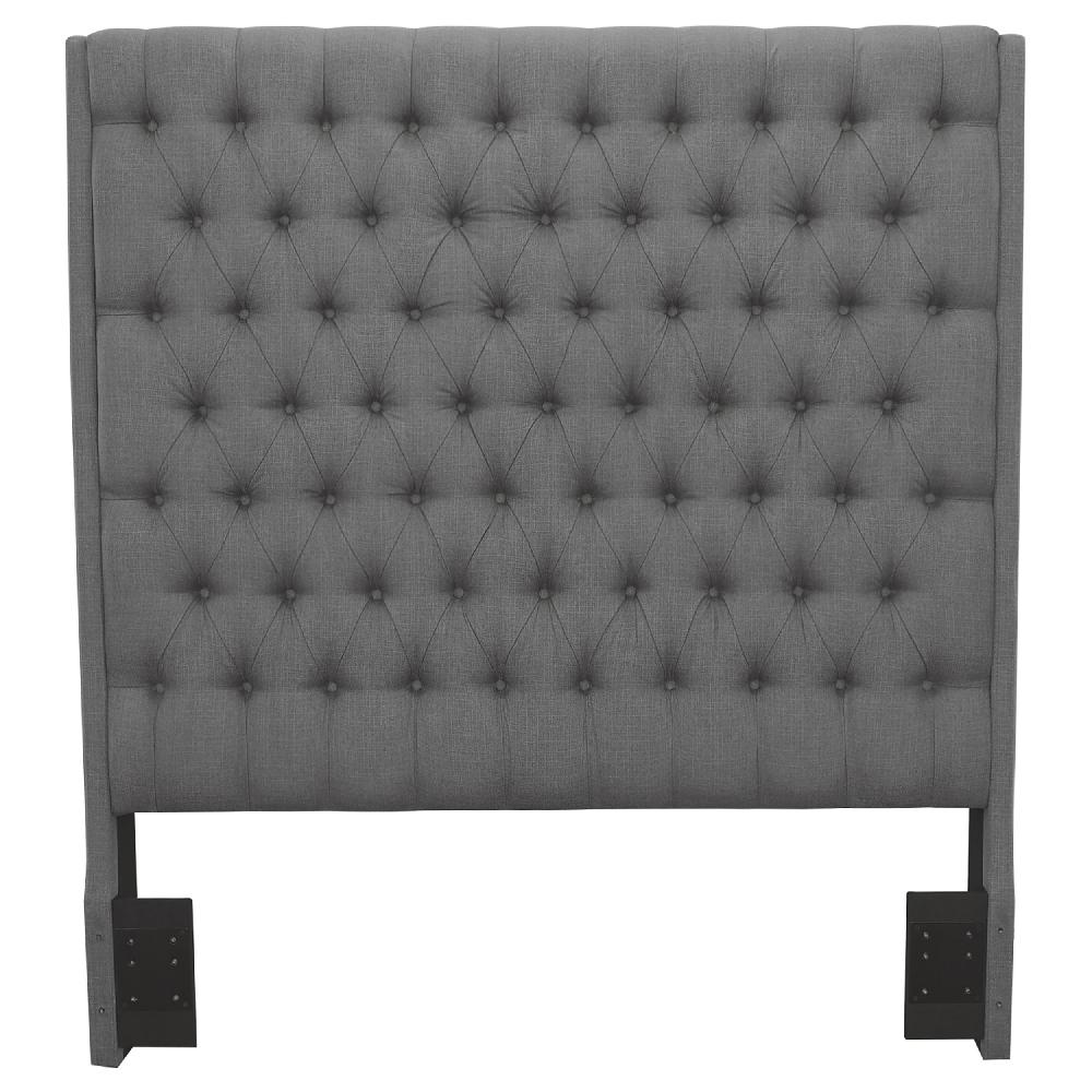 Coaster Camille Upholstered Queen Panel Headboard Grey