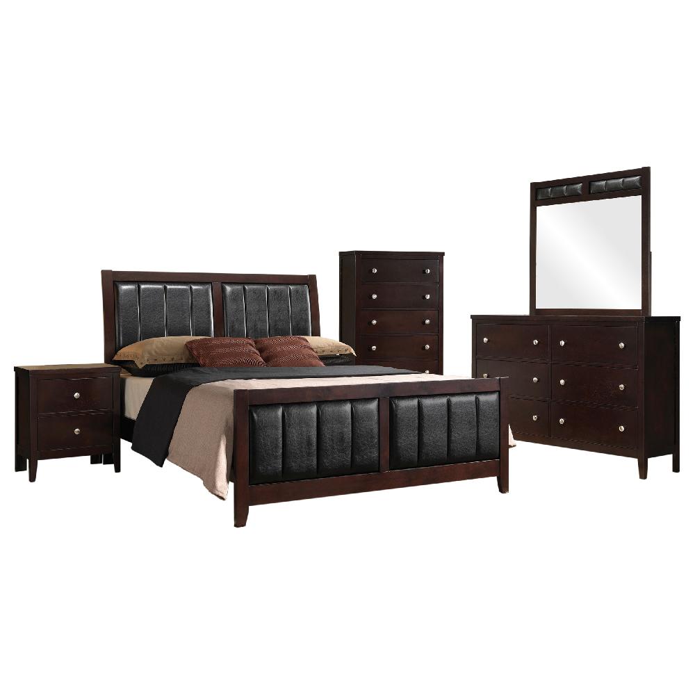 Coaster Carlton 5-piece Queen Bedroom Set Cappuccino