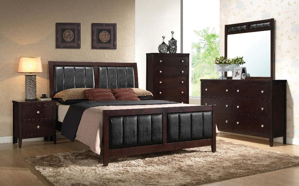 coaster Carlton 5-piece Queen Bedroom Set Cappuccino