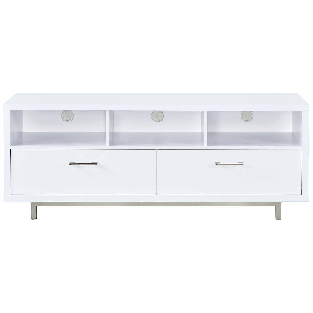 Coaster Casey 2-drawer Engineered Wood 60-inch TV Stand White