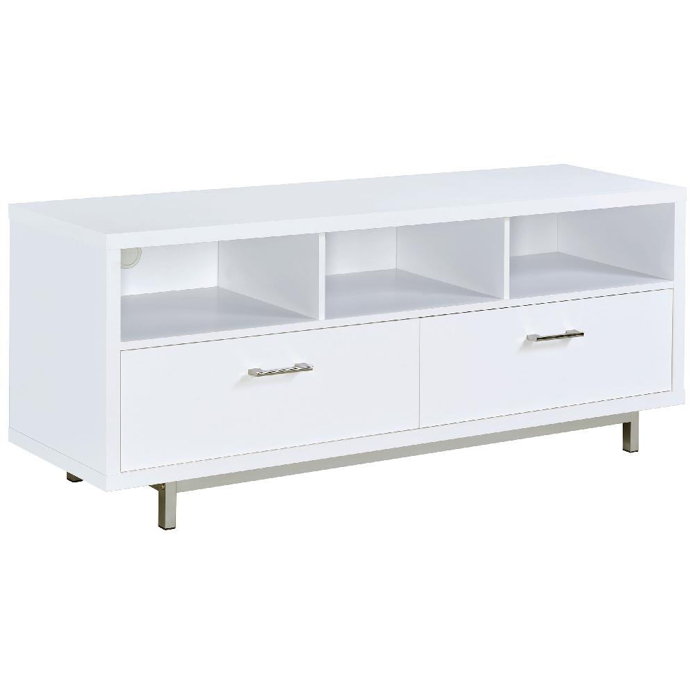 coaster Casey 2-drawer Engineered Wood 60-inch TV Stand White