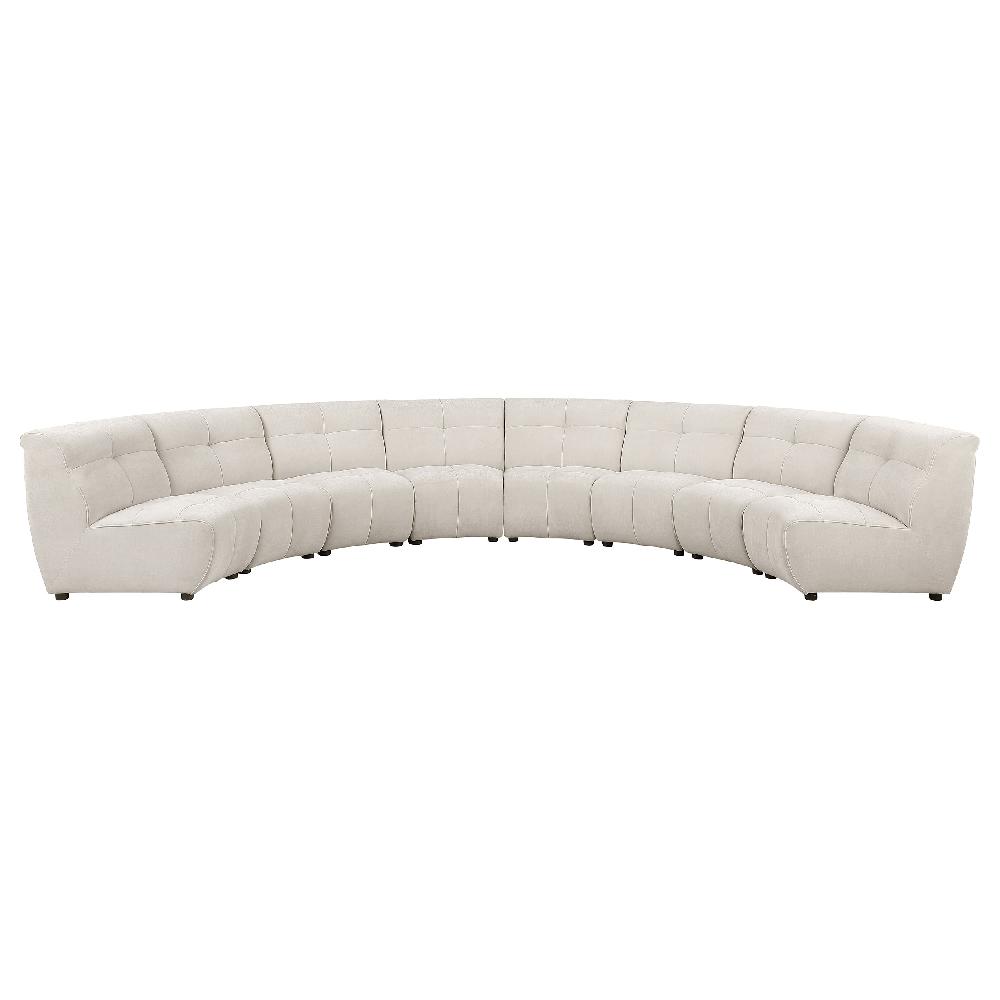 Coaster Charlotte 8-piece Upholstered Modular Sectional Sofa Ivory