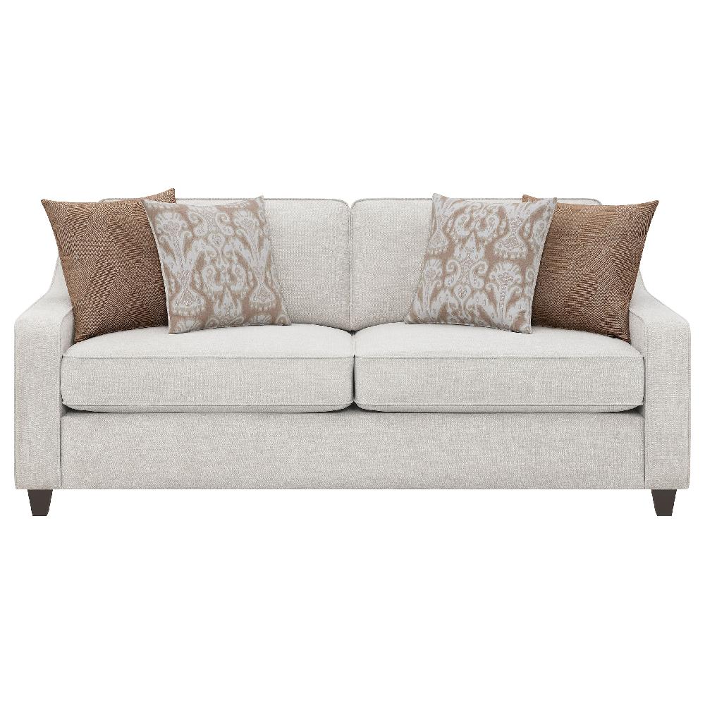 Coaster Christine 3-piece Upholstered Sloped Arm Sofa Set Beige