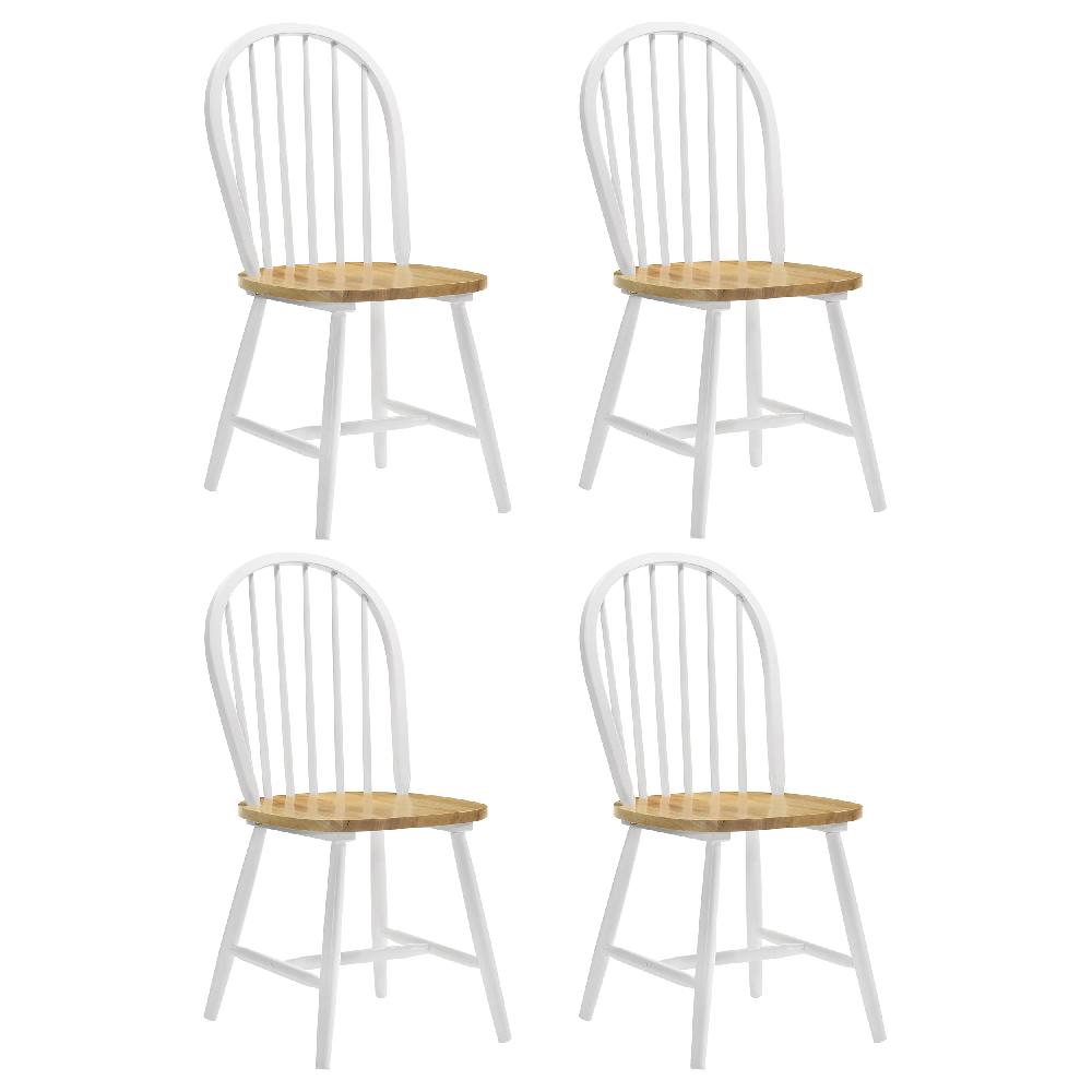 coaster Cinder Wood Dining Side Chair White (Set of 4)