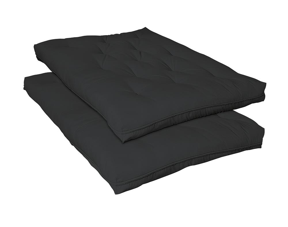 coaster 9-inch Premium Innerspring Futon Pad Black