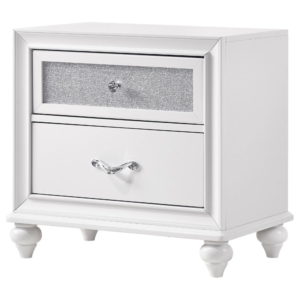 Coaster Barzini 2-drawer Nightstand White