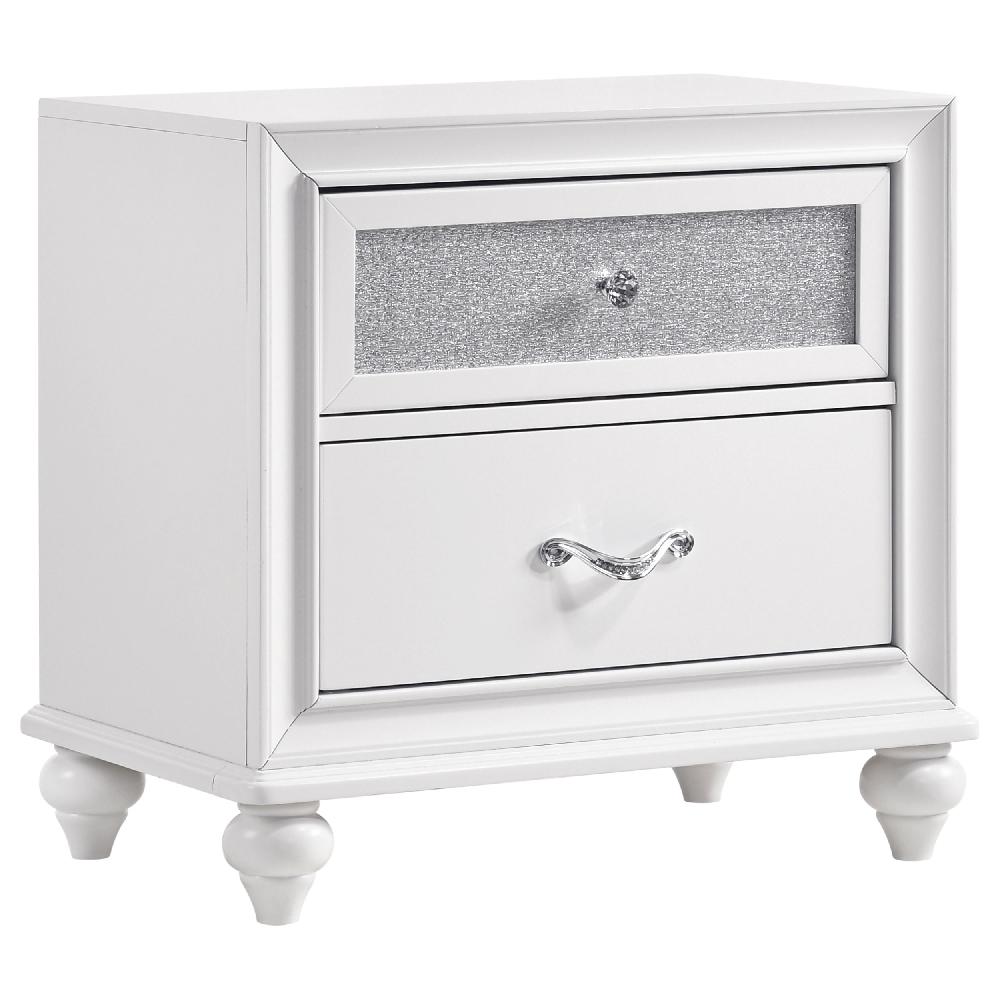 coaster Barzini 2-drawer Nightstand White