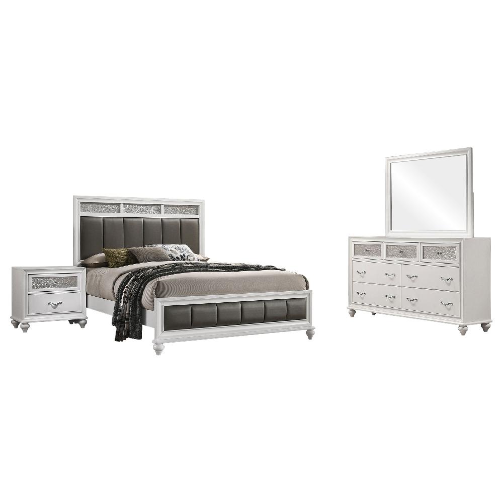 Coaster Barzini 4-piece Queen Bedroom Set White