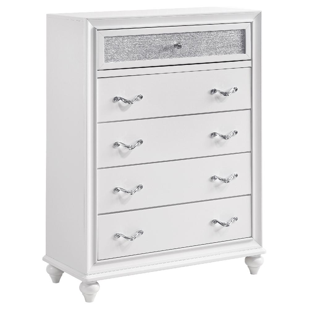 coaster Barzini 5-drawer Bedroom Chest White