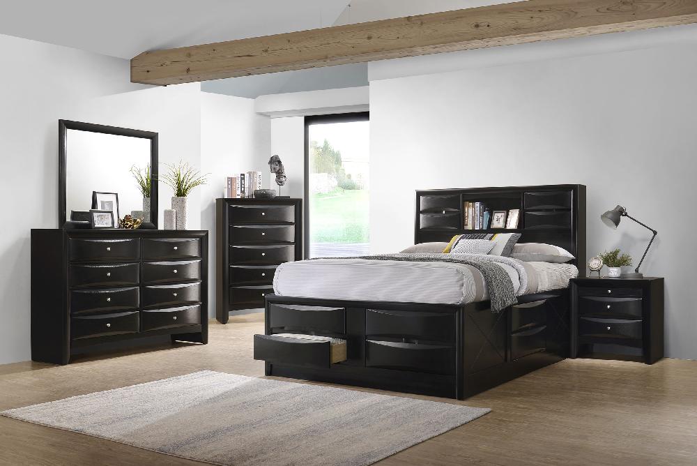 coaster Briana 5-piece Queen Bedroom Set Black