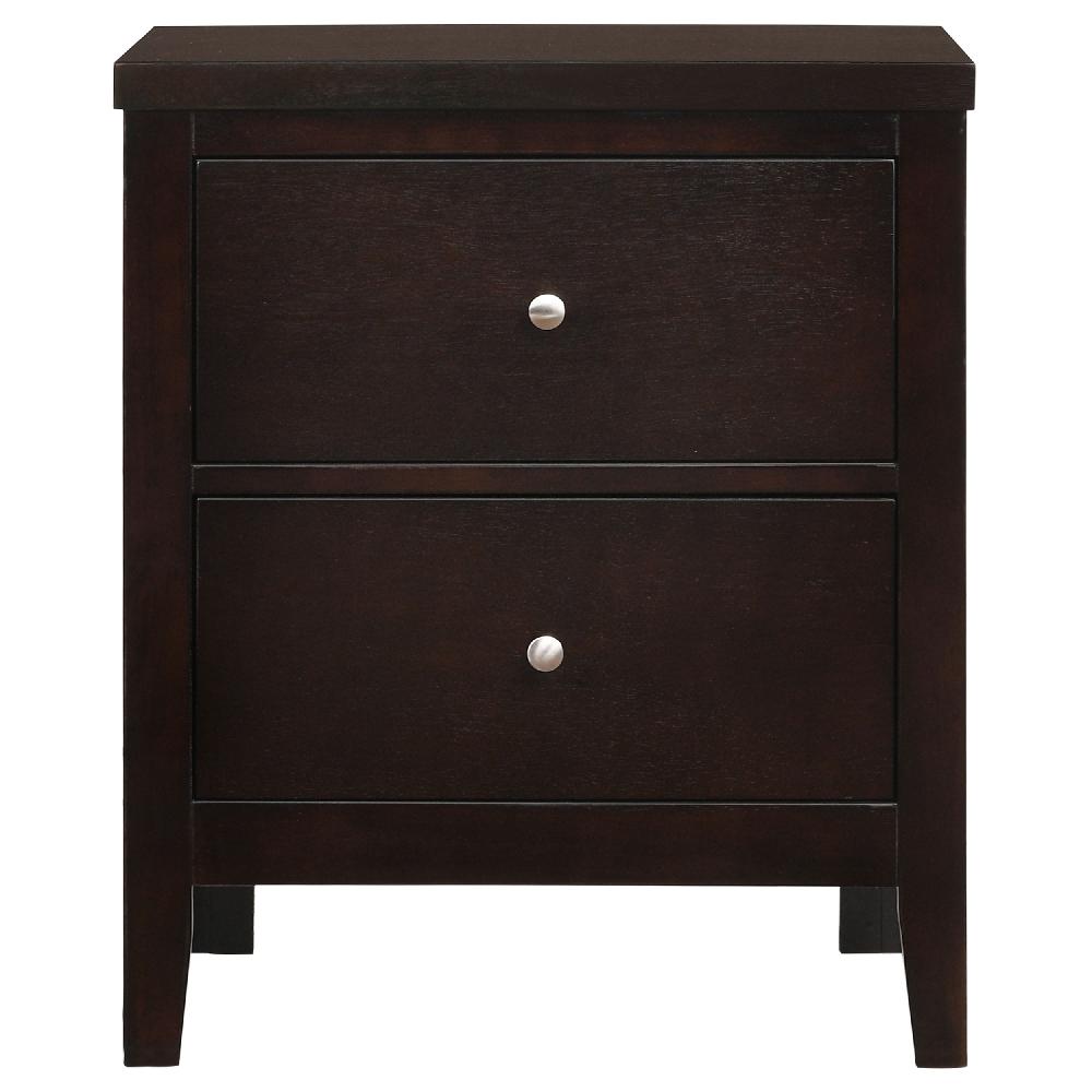 Coaster Carlton 2-drawer Nightstand Cappuccino