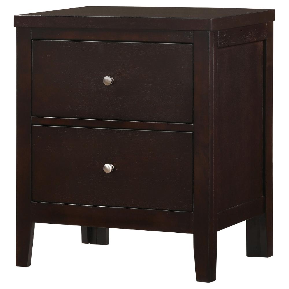 Coaster Carlton 2-drawer Nightstand Cappuccino