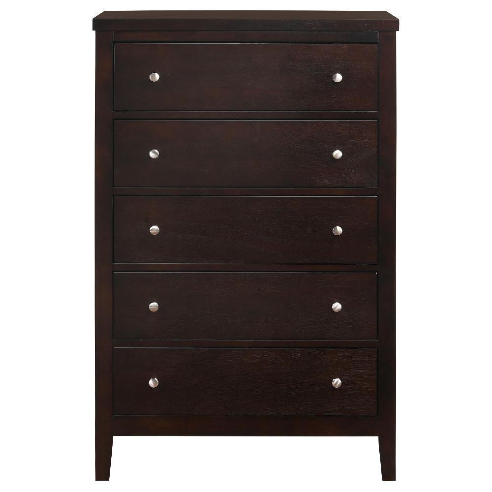 Coaster Carlton 5-drawer Bedroom Chest Cappuccino